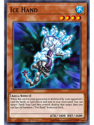 Ice Hand - RA04-EN225 - Quarter Century Secret Rare