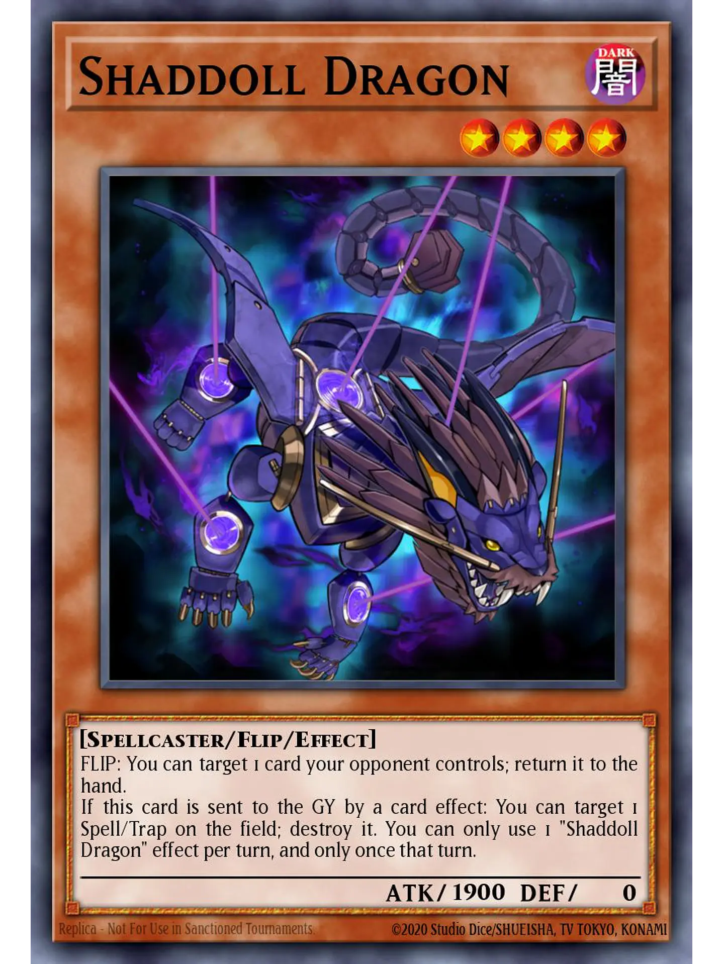 Shaddoll Dragon - RA04-EN228 - Quarter Century Secret Rare 1