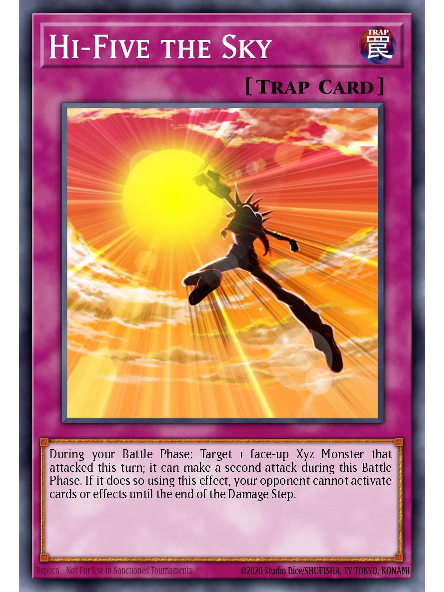 Hi-Five the Sky - RA04-EN239 - Quarter Century Secret Rare 1