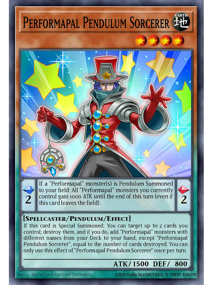 Performapal Pendulum Sorcerer - RA04-EN242 - Quarter Century Secret Rare 1