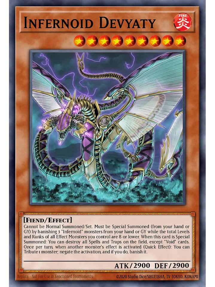 Infernoid Devyaty - RA04-EN248 - Quarter Century Secret Rare 1