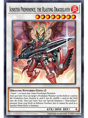 Ignister Prominence, the Blasting Dracoslayer - RA04-EN253 - Quarter Century Secret Rare