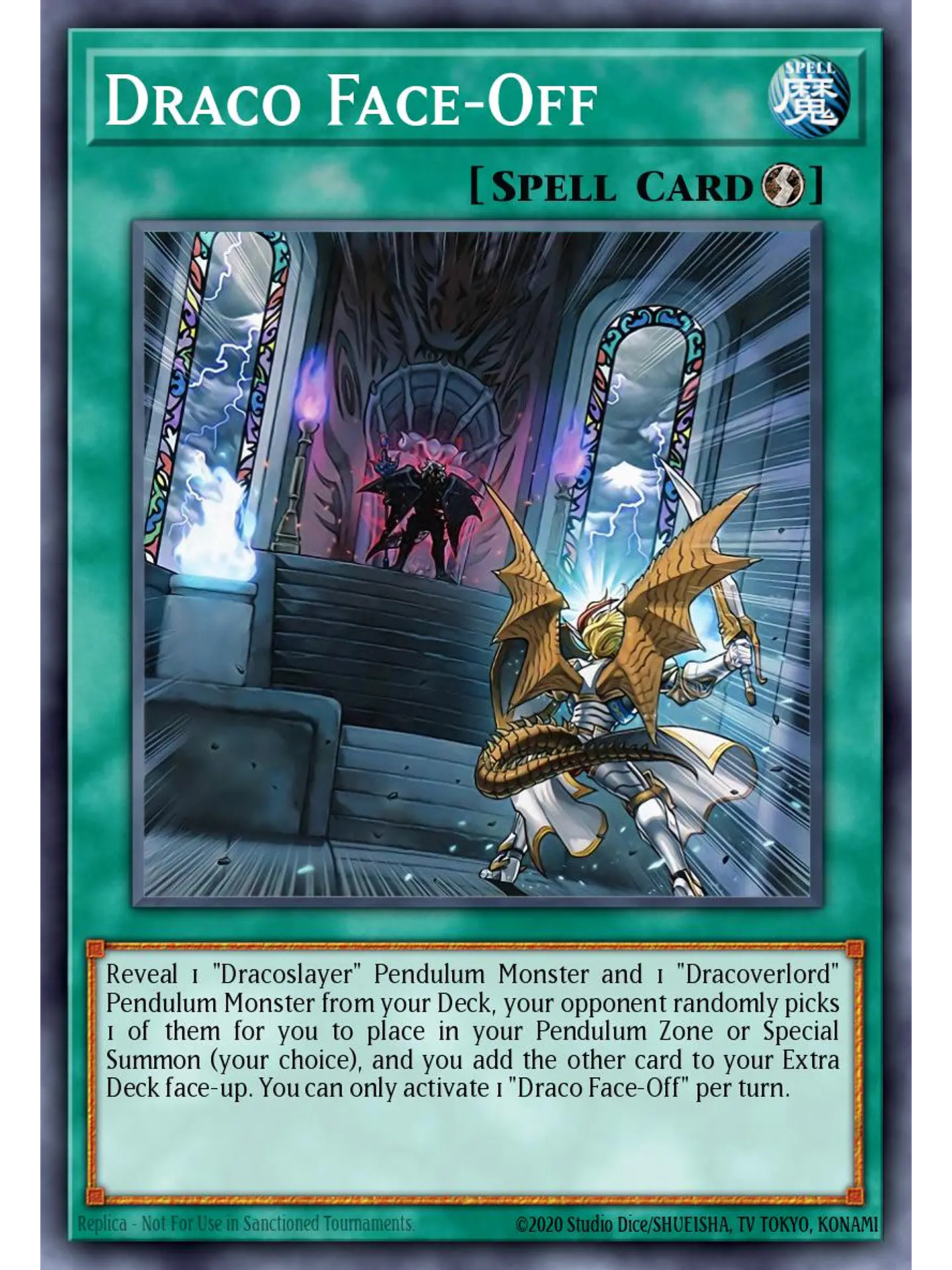 Draco Face-Off - RA04-EN262 - Quarter Century Secret Rare 1