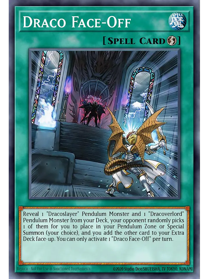 Draco Face-Off - RA04-EN262 - Quarter Century Secret Rare 1