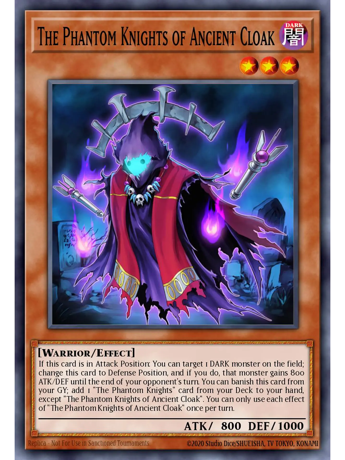 The Phantom Knights of Ancient Cloak - RA04-EN263 - Quarter Century Secret Rare 1