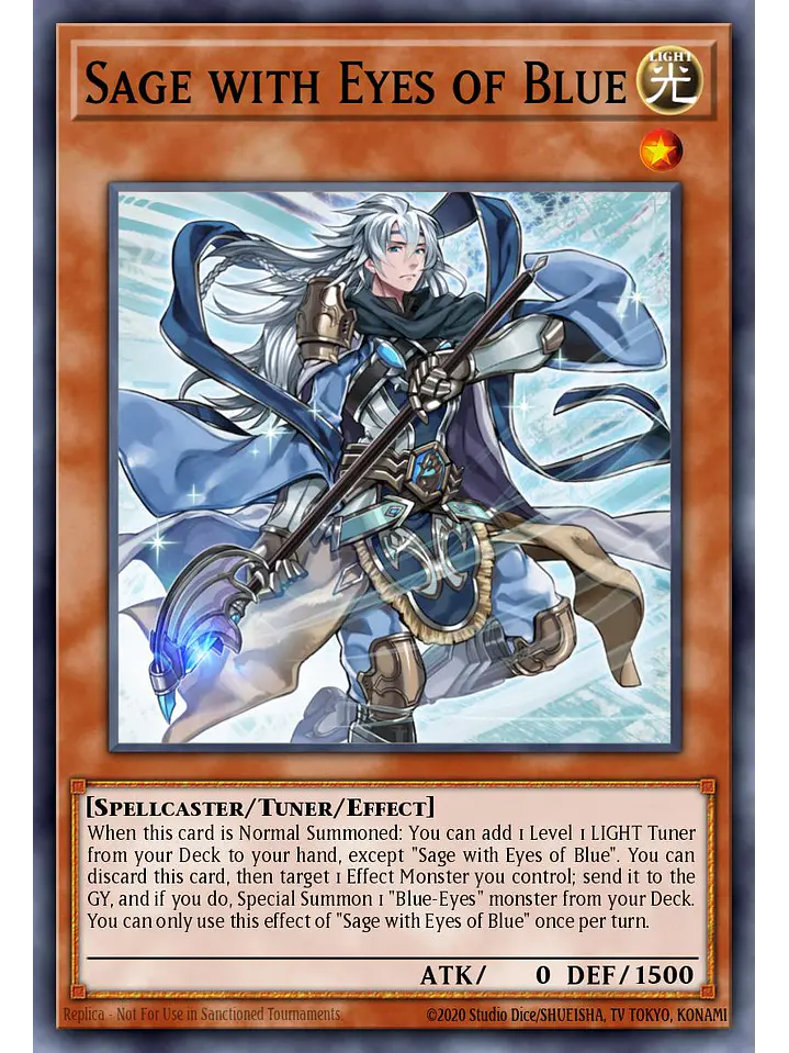 Sage with Eyes of Blue - RA04-EN266 - Quarter Century Secret Rare 1