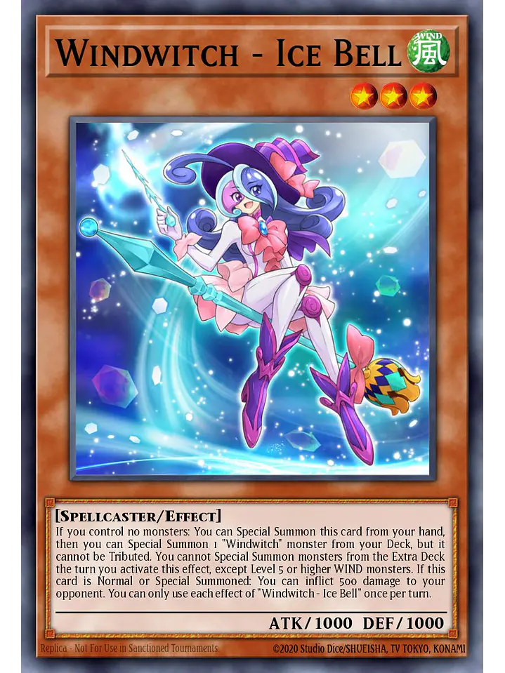 Windwitch – Ice Bell - RA04-EN273 - Quarter Century Secret Rare 1