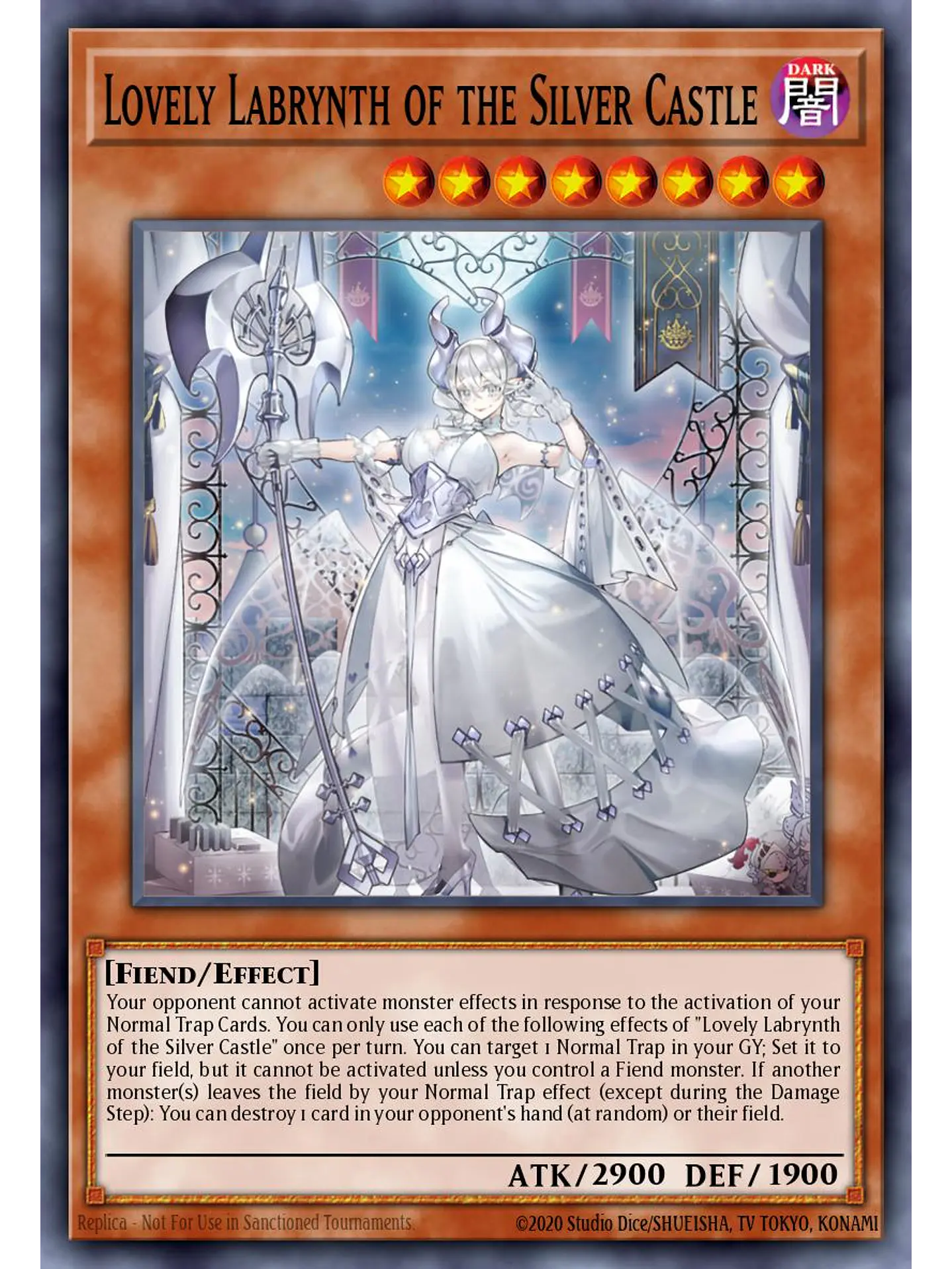 Lovely Labrynth of the Silver Castle - RA04-EN295 - Quarter Century Secret Rare 1