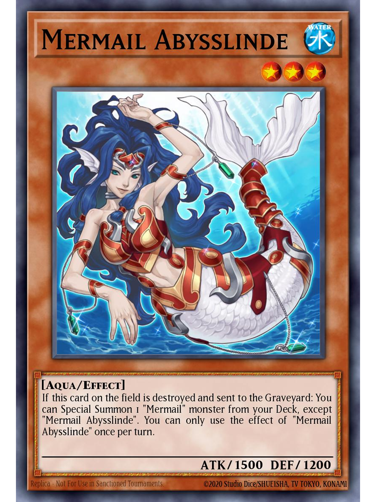 Mermail Abysslinde - RA04-EN011 - Ultimate Rare 1