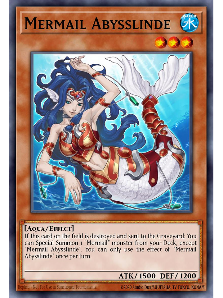 Mermail Abysslinde - RA04-EN011 - Ultimate Rare 1