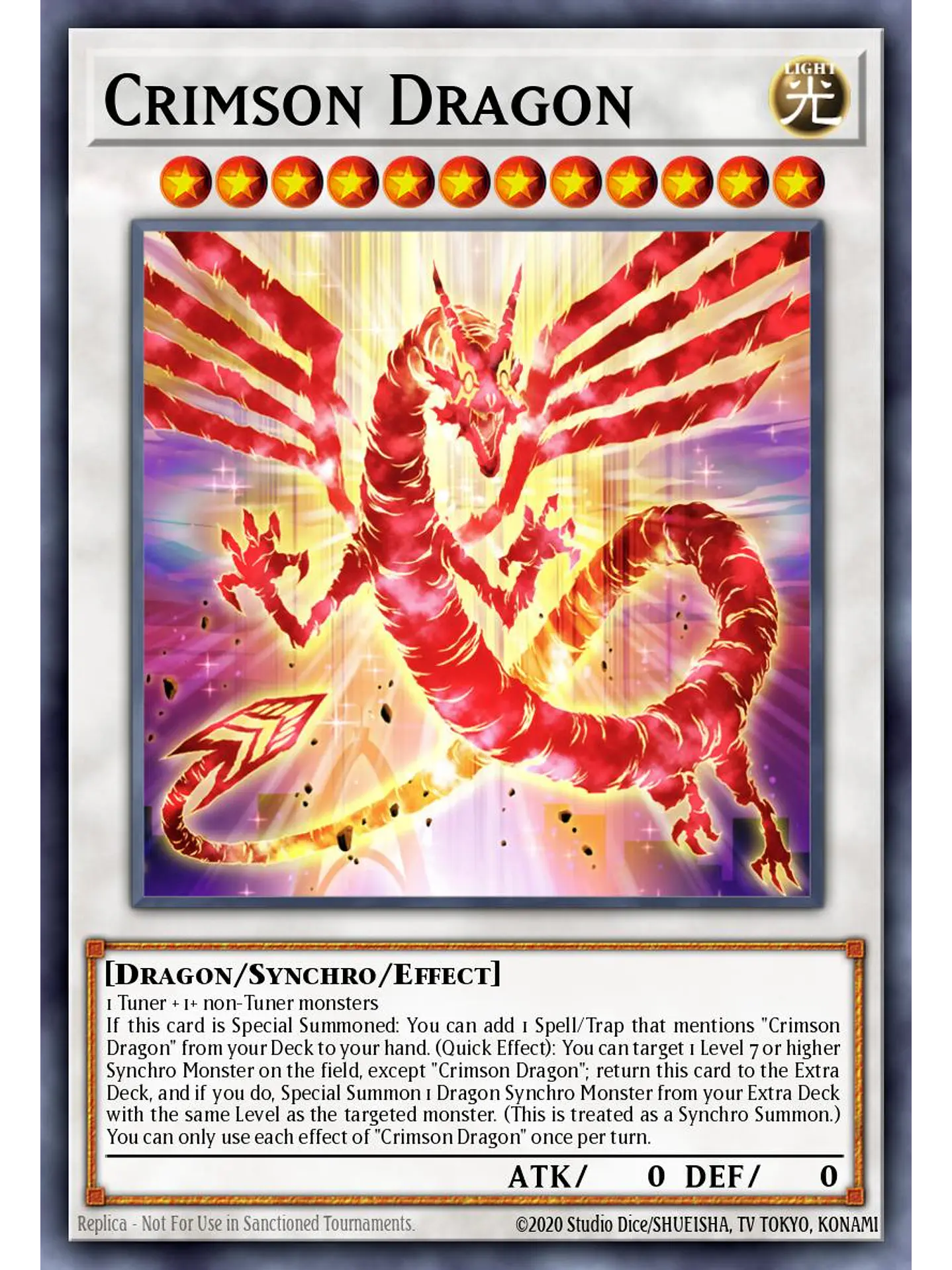 Crimson Dragon - RA04-EN061 - Ultimate Rare 1