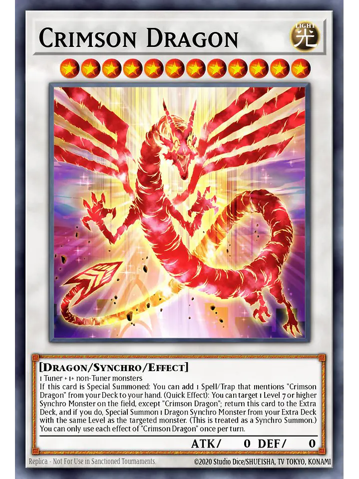 Crimson Dragon - RA04-EN061 - Ultimate Rare 1