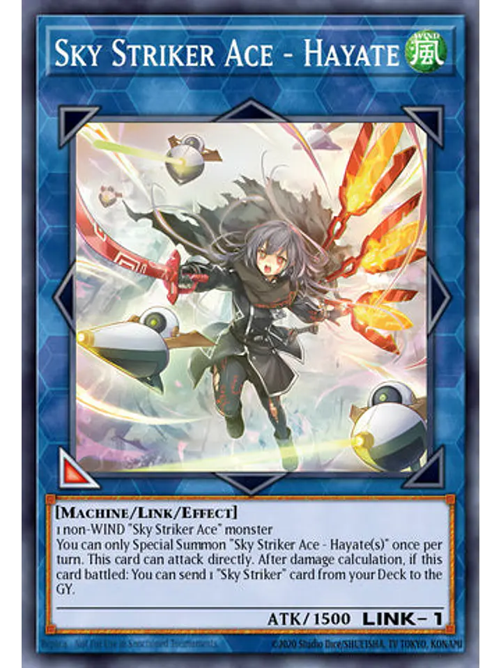 Sky Striker Ace – Hayate - RA04-EN073 - Quarter Century Secret Rare 1
