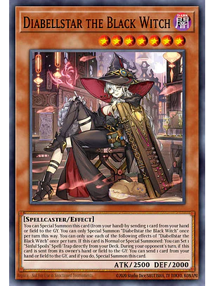 Diabellstar the Black Witch - RA04-EN047 - Quarter Century Secret Rare