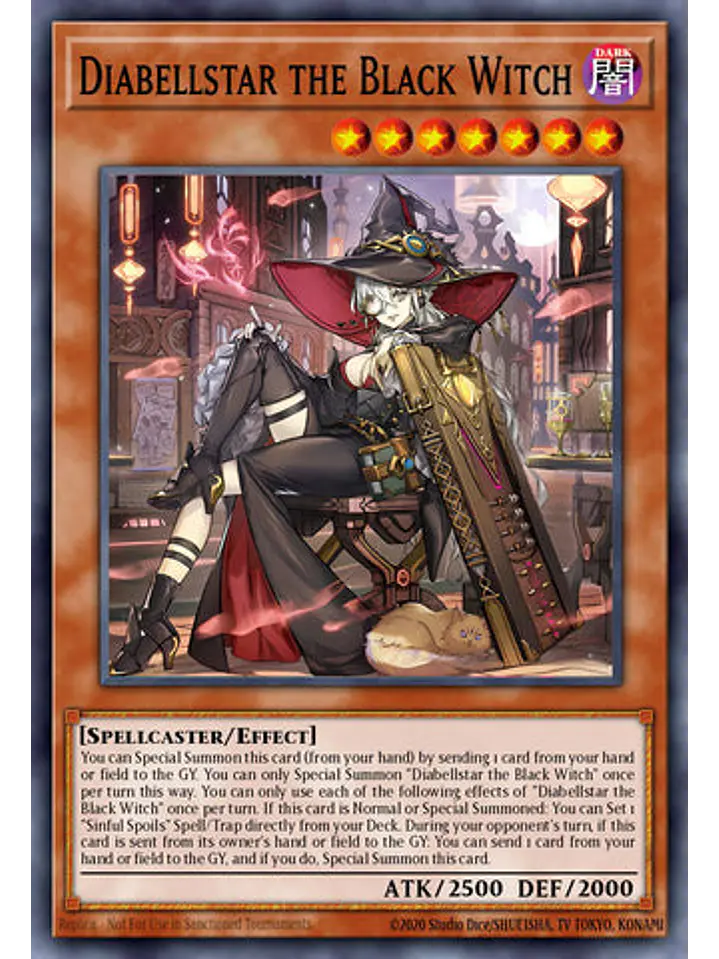 Diabellstar the Black Witch - RA04-EN047 - Quarter Century Secret Rare 1
