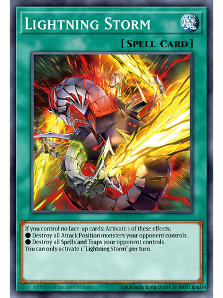 Lightning Storm - RA04-EN094 - Quarter Century Secret Rare 1