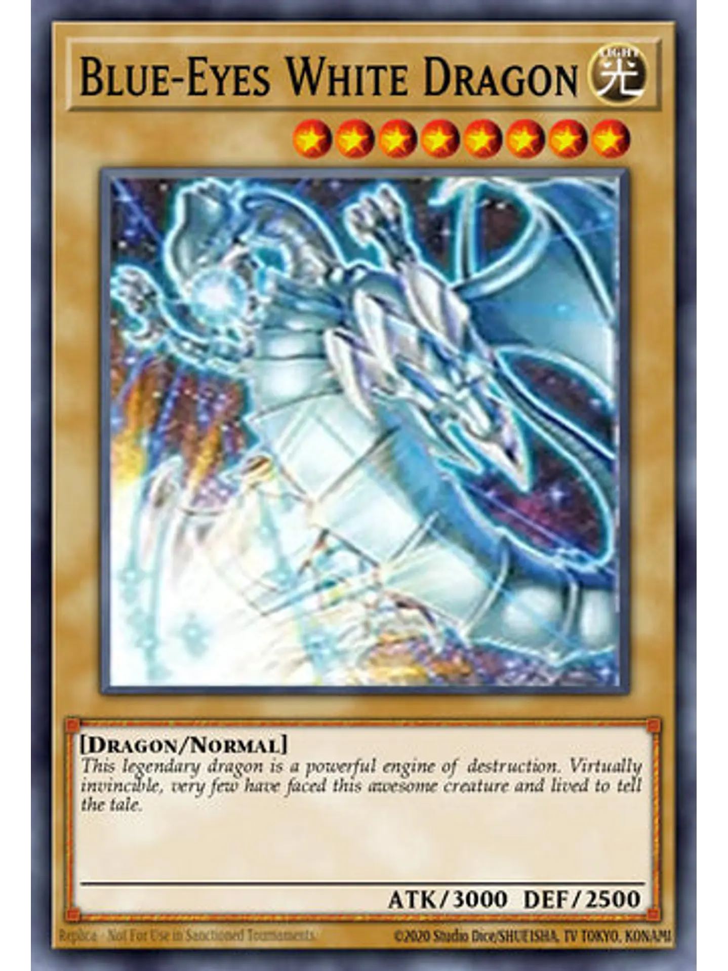 Blue-Eyes White Dragon - RA04-EN002 - Quarter Century Secret Rare 1
