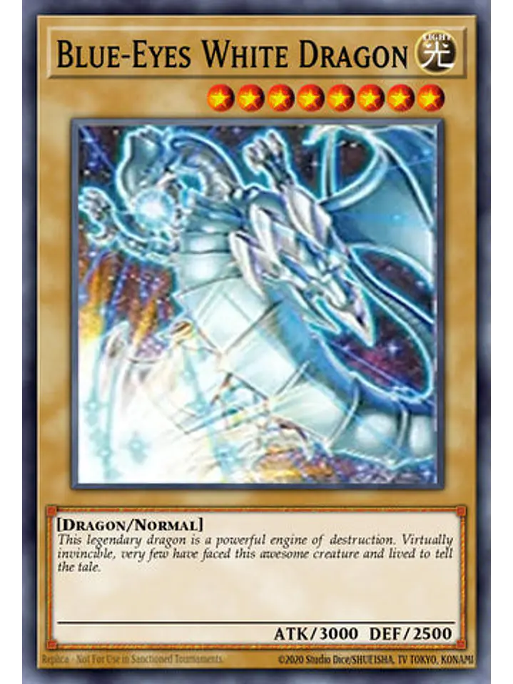 Blue-Eyes White Dragon - RA04-EN002 - Quarter Century Secret Rare 1