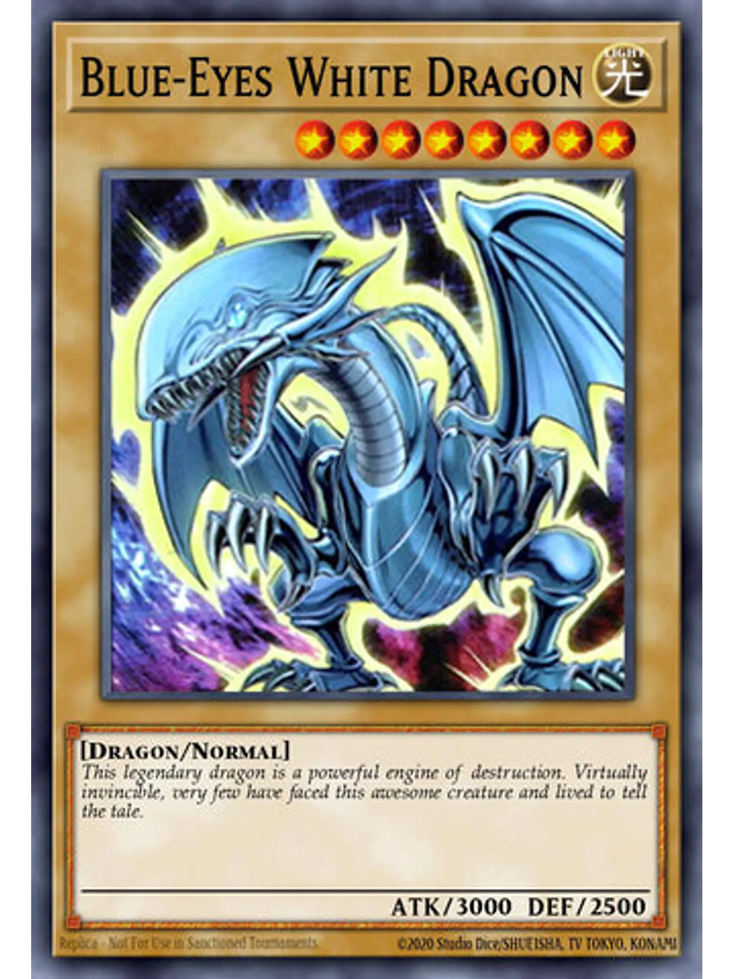 Blue-Eyes White Dragon (7th Art) - RA04-EN108 - Platinum Secret Rare 1