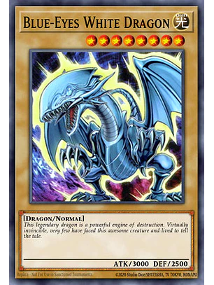 Blue-Eyes White Dragon (7th Art) - RA04-EN108 - Quarter Century Secret Rare