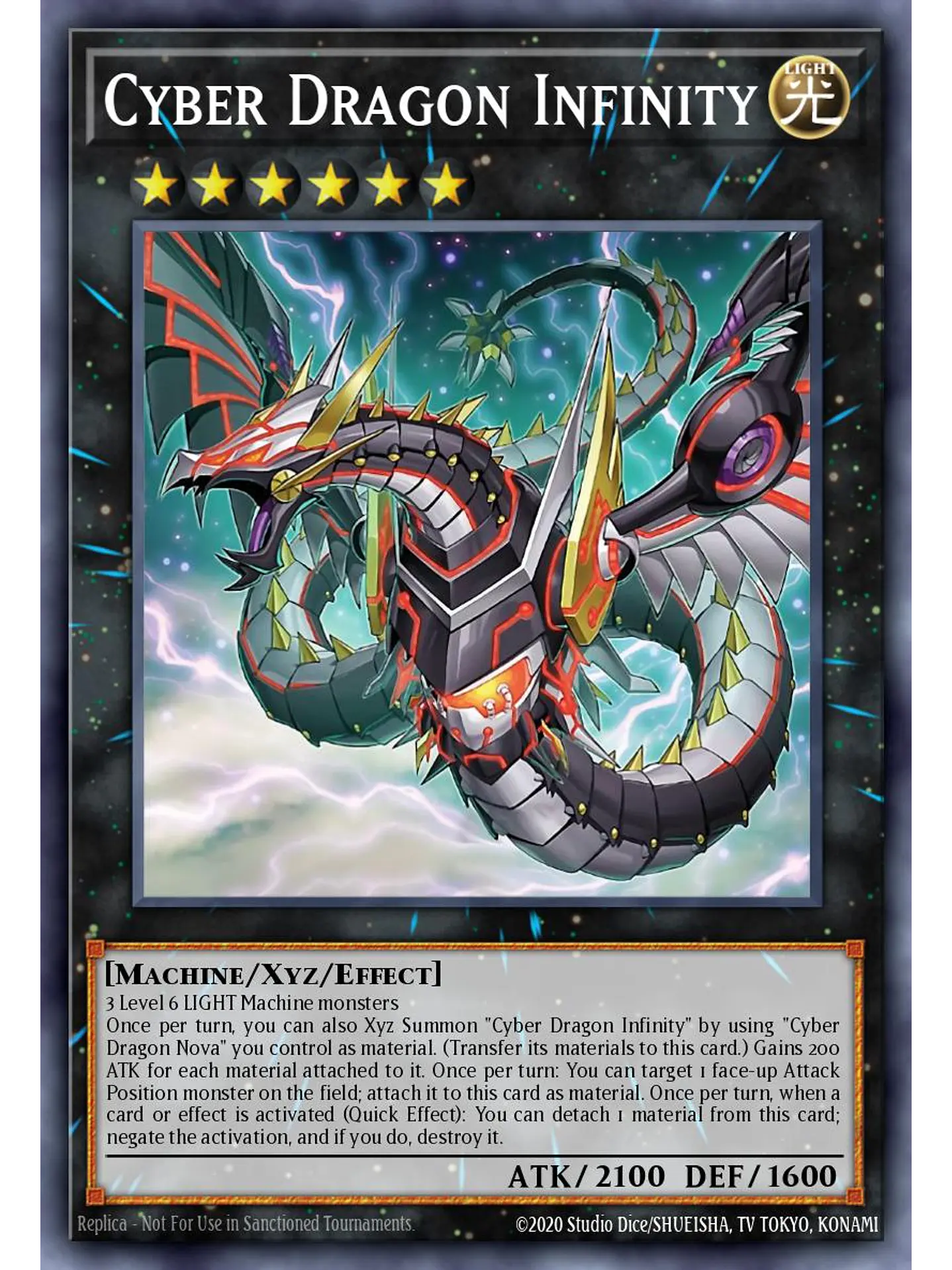 Cyber Dragon Infinity (Alternate Art) - RA04-EN068 - Quarter Century Secret Rare 1