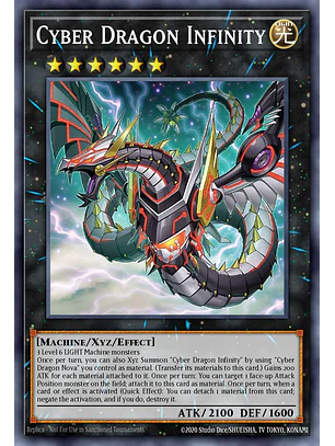 Cyber Dragon Infinity (Alternate Art) - RA04-EN068 - Quarter Century Secret Rare