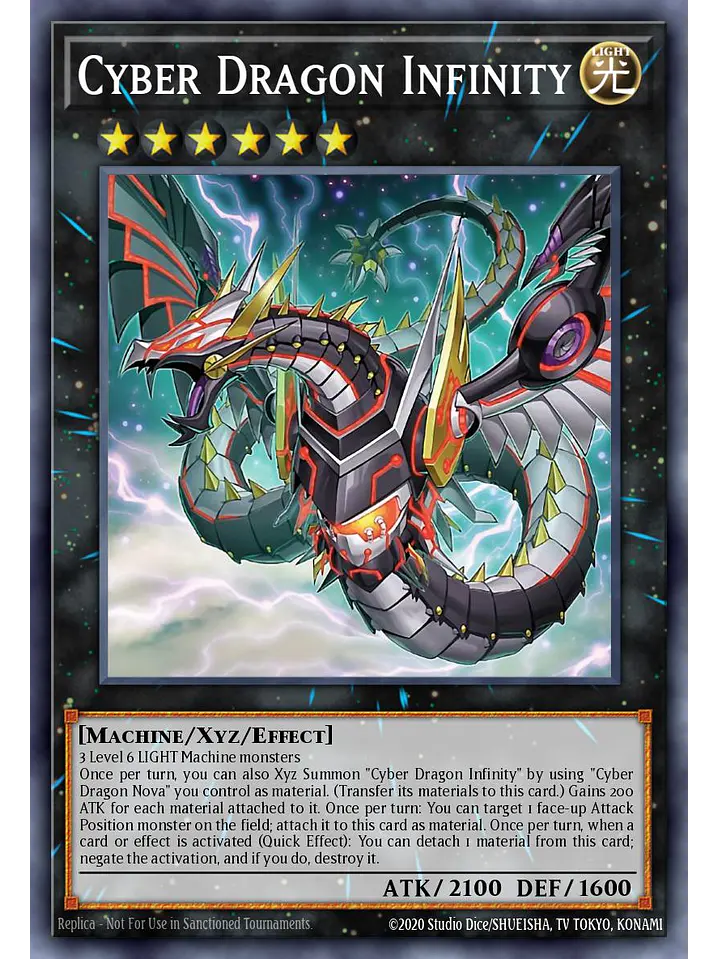 Cyber Dragon Infinity (Alternate Art) - RA04-EN068 - Quarter Century Secret Rare 1