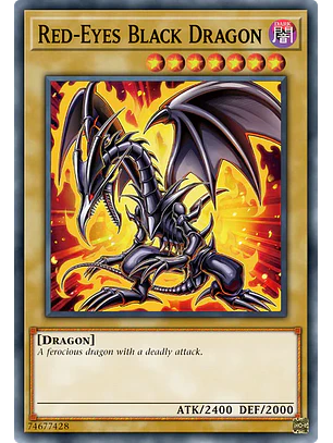 Red-Eyes Black Dragon (7th art) - RA04-EN109 - Platinum Secret Rare