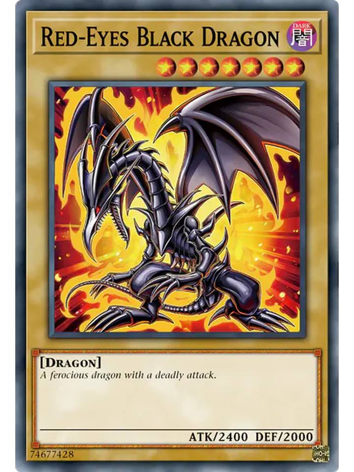 Red-Eyes Black Dragon (7th art) - RA04-EN109 - Platinum Secret Rare 1