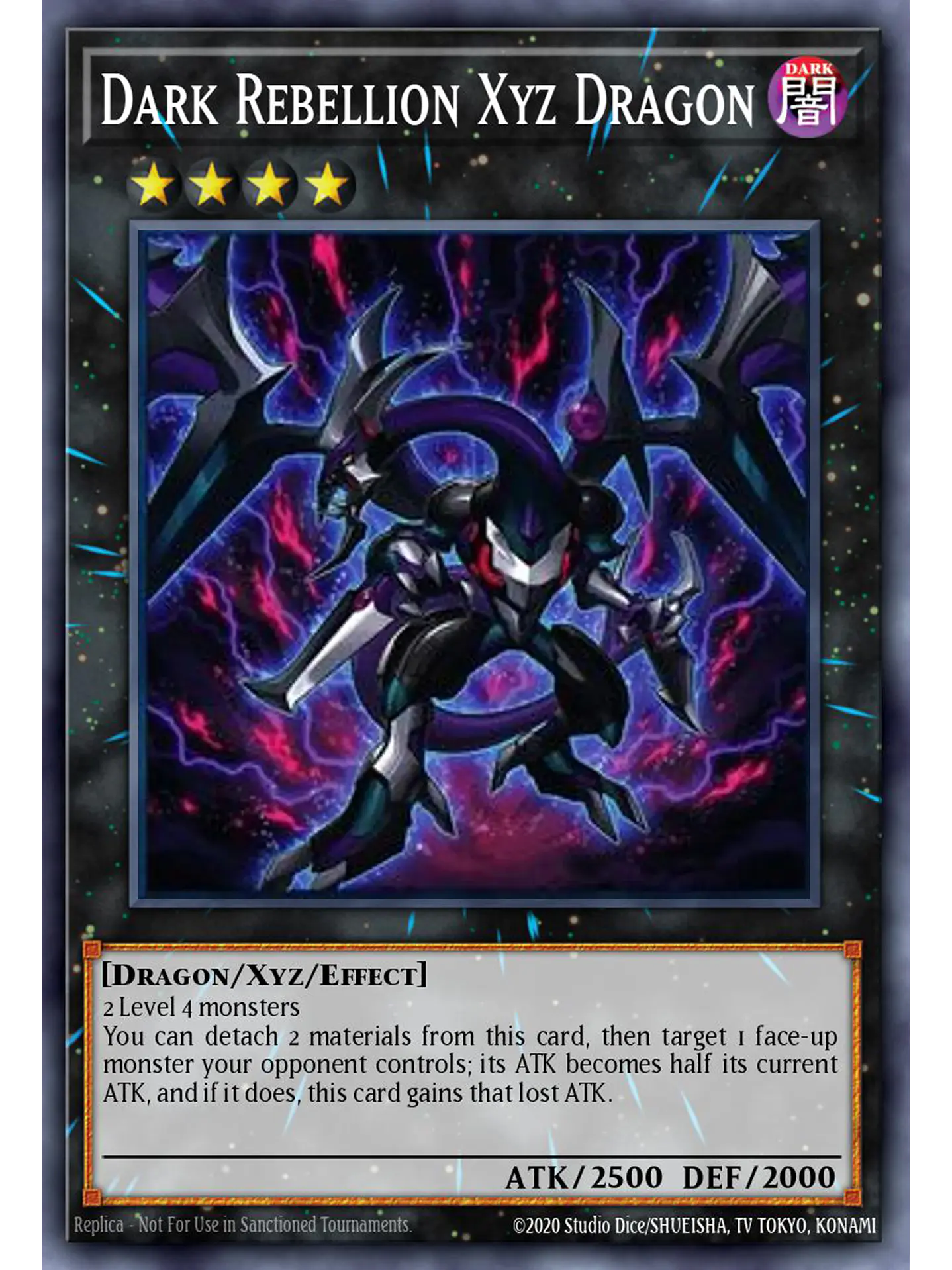 Dark Rebellion Xyz Dragon - RA04-EN237 - Quarter Century Secret Rare 1