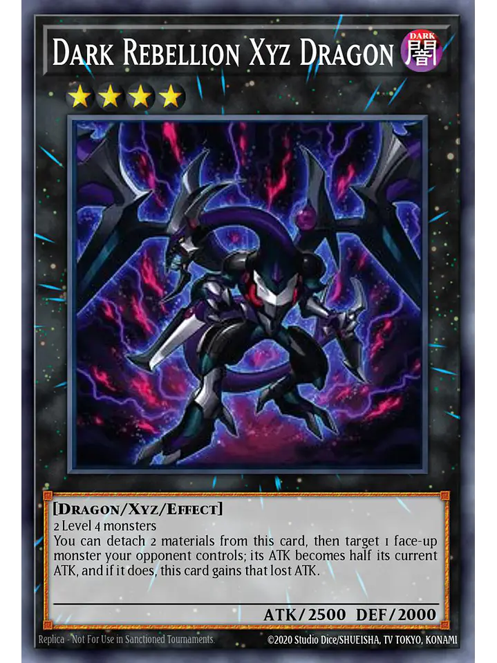 Dark Rebellion Xyz Dragon - RA04-EN237 - Quarter Century Secret Rare 1