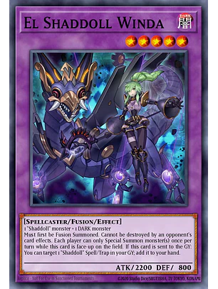 El Shaddoll Winda (Alternate Art) - RA04-EN052 - Quarter Century Secret Rare