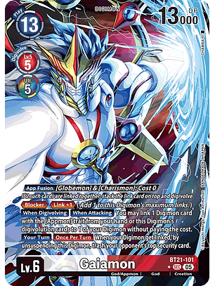 BT21-101 (Alternate Art) Gaiamon
