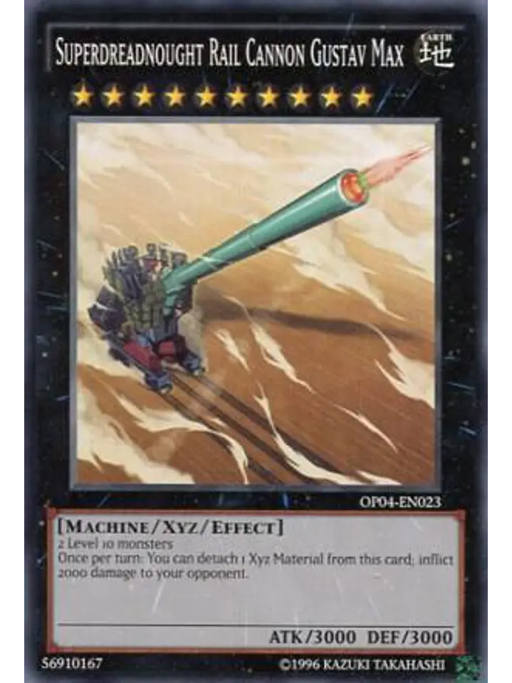Superdreadnought Rail Cannon Gustav Max - RA04-EN063 - Platinum Secret Rare 1