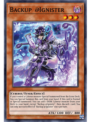 Backup @Ignister - ALIN-EN002 - Ultra Rare 1st Edition