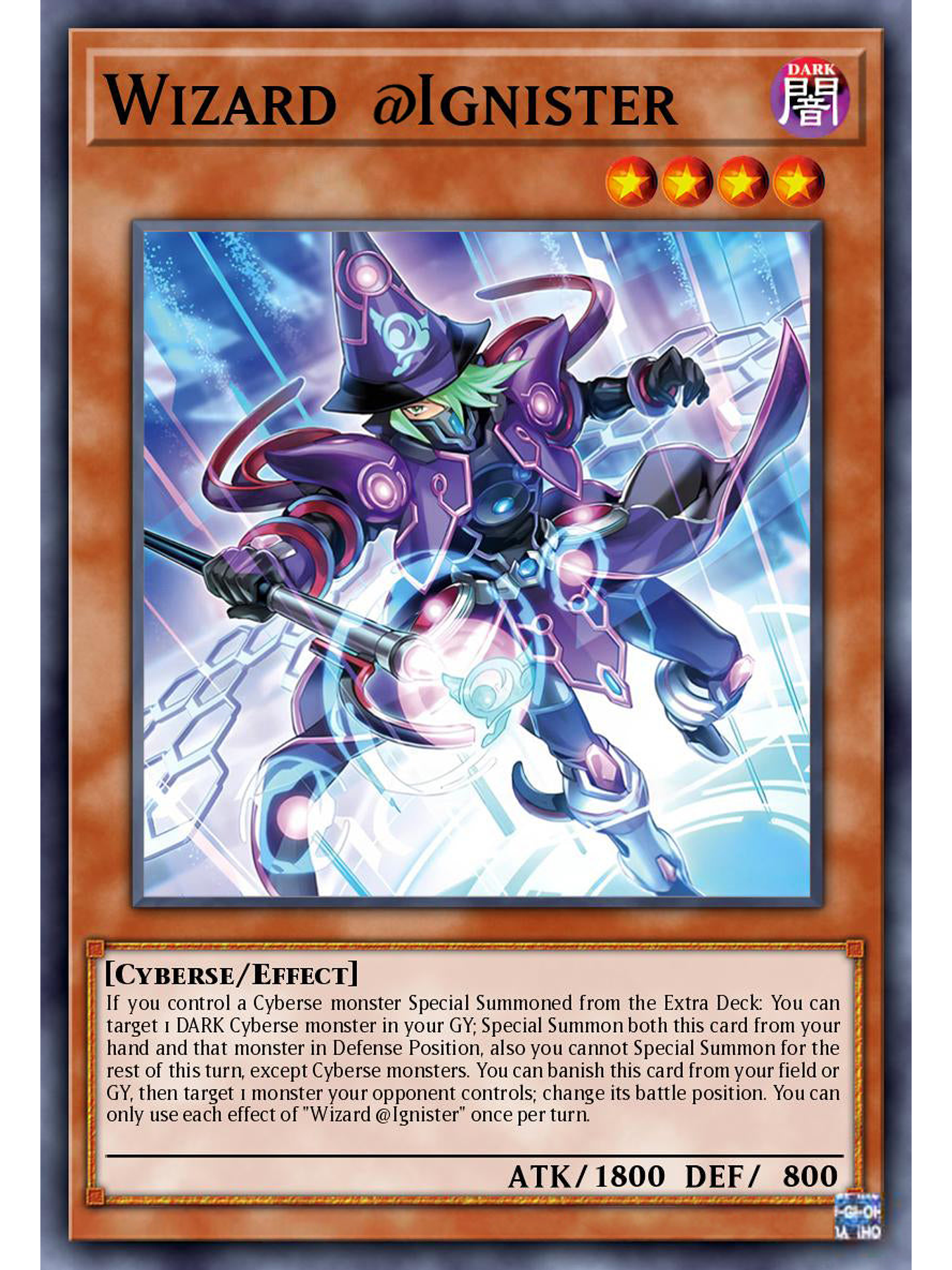 Wizard @Ignister - ALIN-EN001 - Super Rare 1st Edition 1