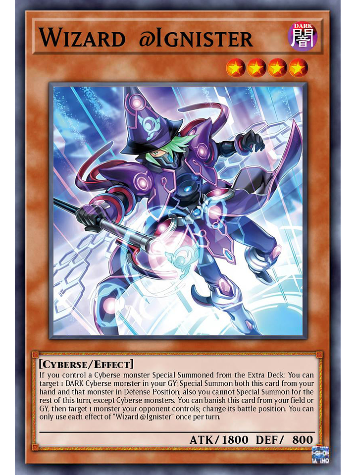 Wizard @Ignister - ALIN-EN001 - Super Rare 1st Edition 1