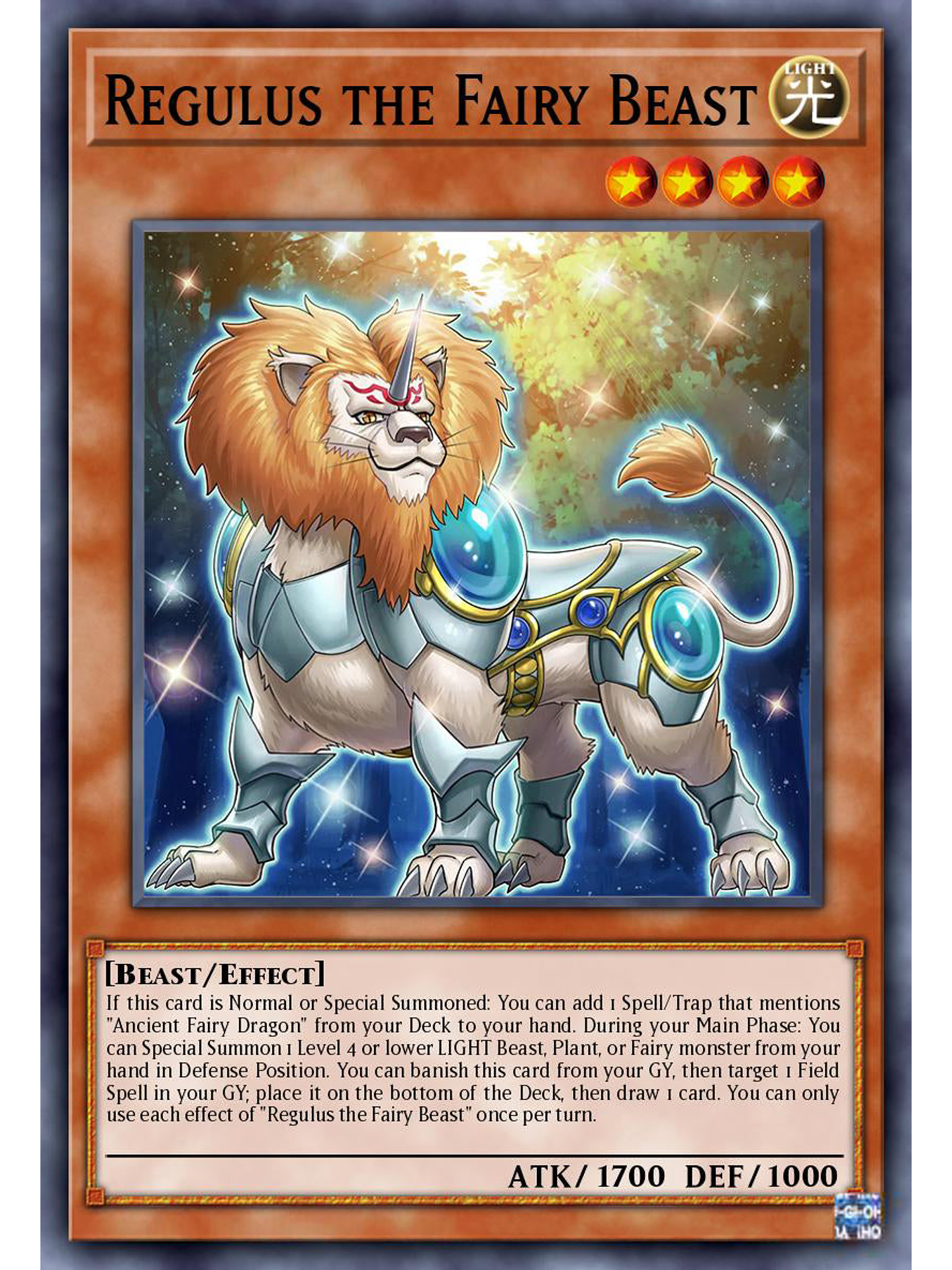 Regulus the Fairy Beast - ALIN-EN006 - Common 1st Edition 1