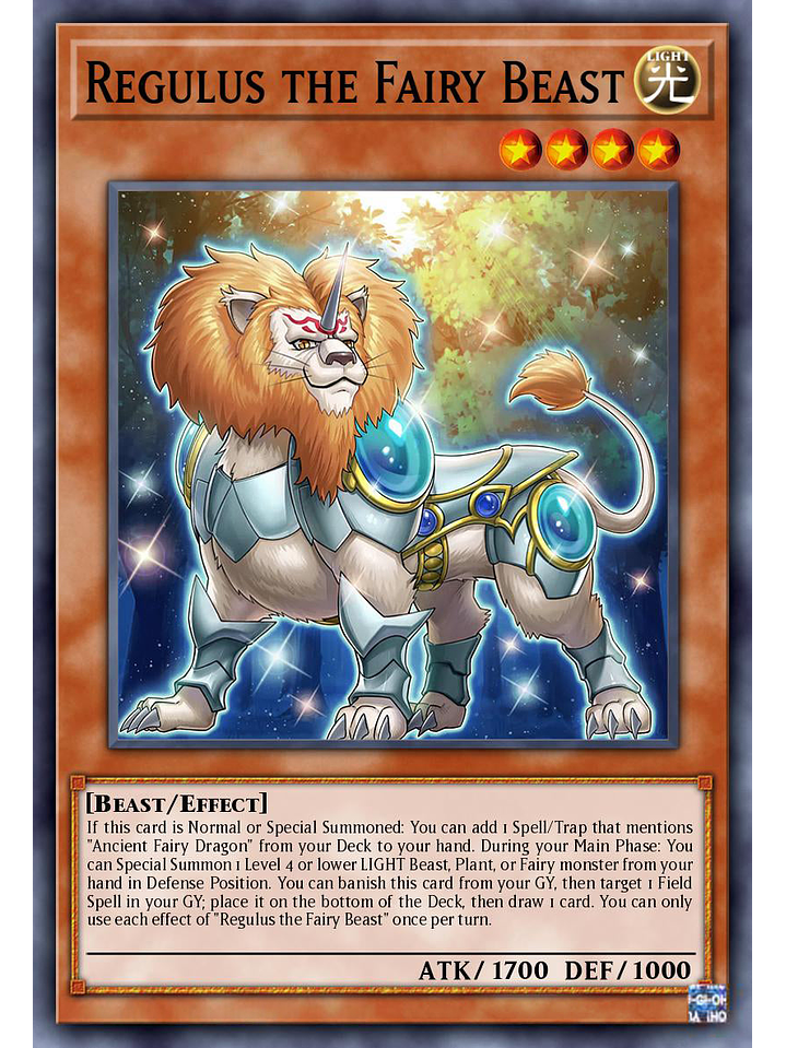 Regulus the Fairy Beast - ALIN-EN006 - Common 1st Edition 1