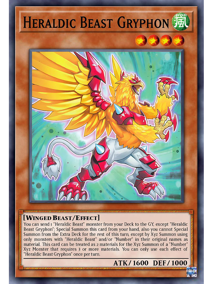 Heraldic Beast Gryphon - ALIN-EN009 - Super Rare 1st Edition 1