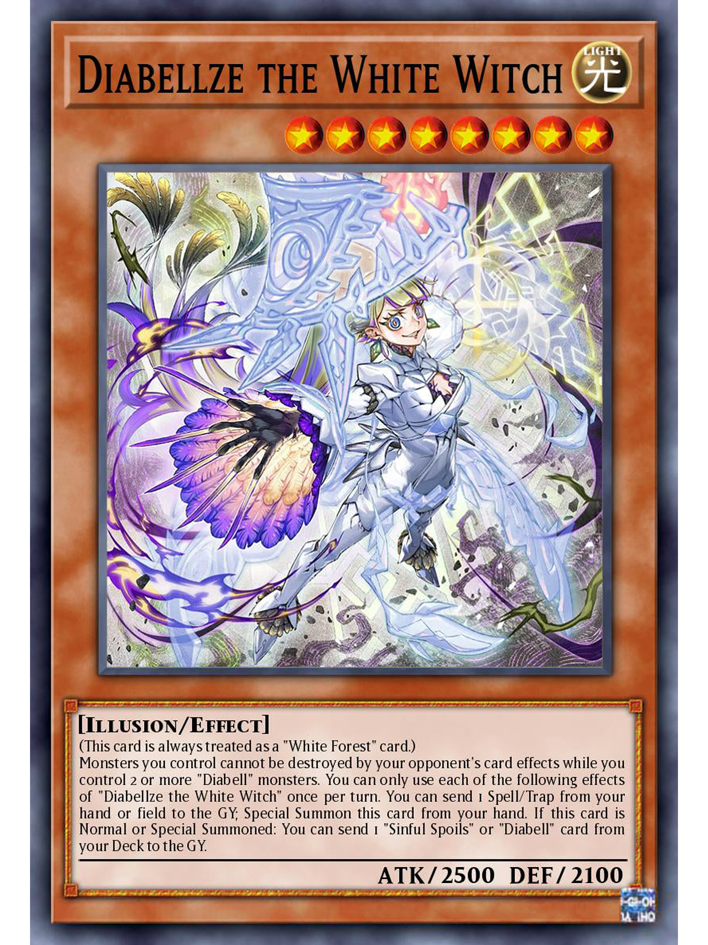 Diabellze the White Witch - ALIN-EN012 - Super Rare 1st Edition 1