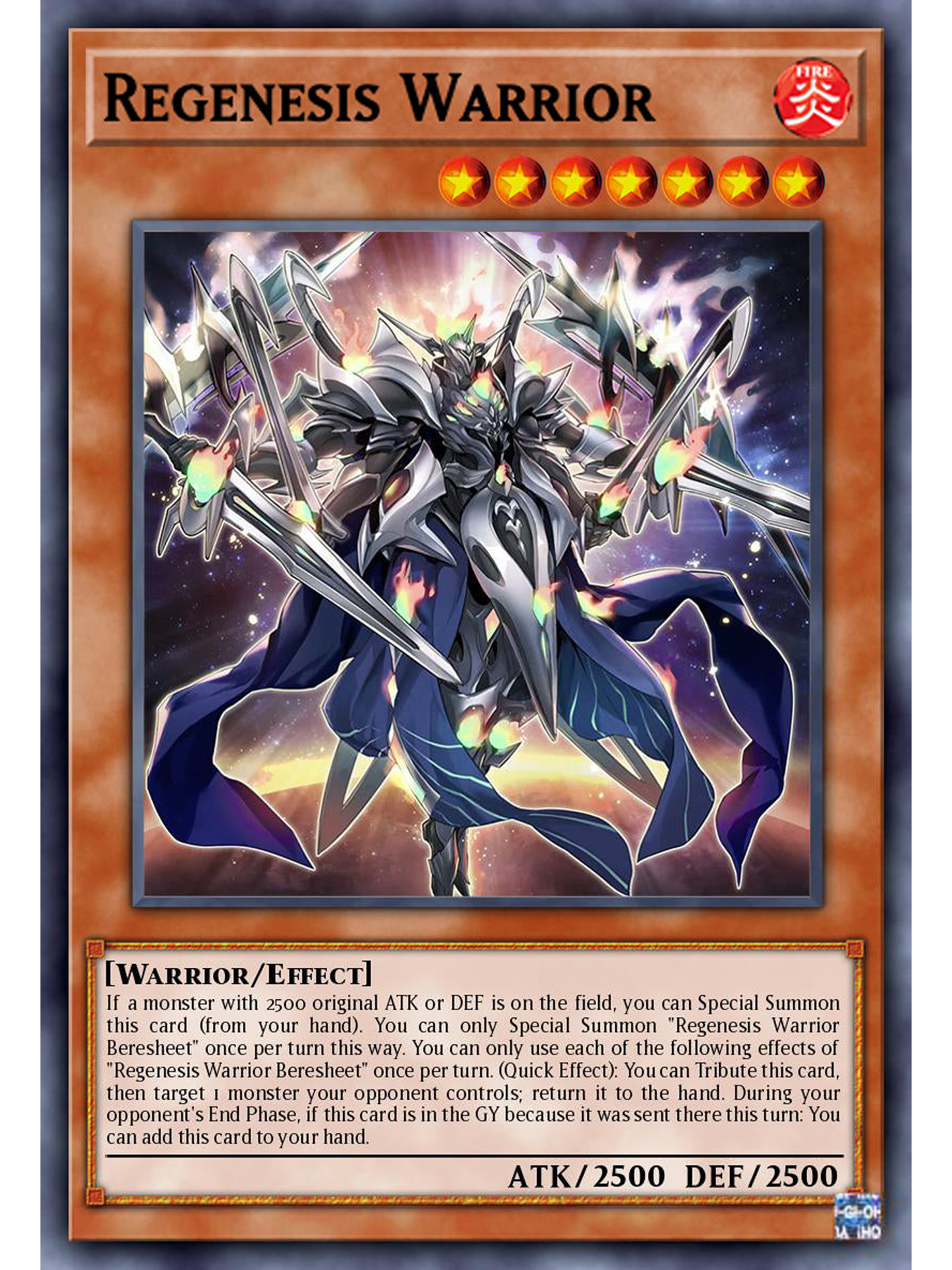 Regenesis Warrior - ALIN-EN013 - Common 1st Edition 1