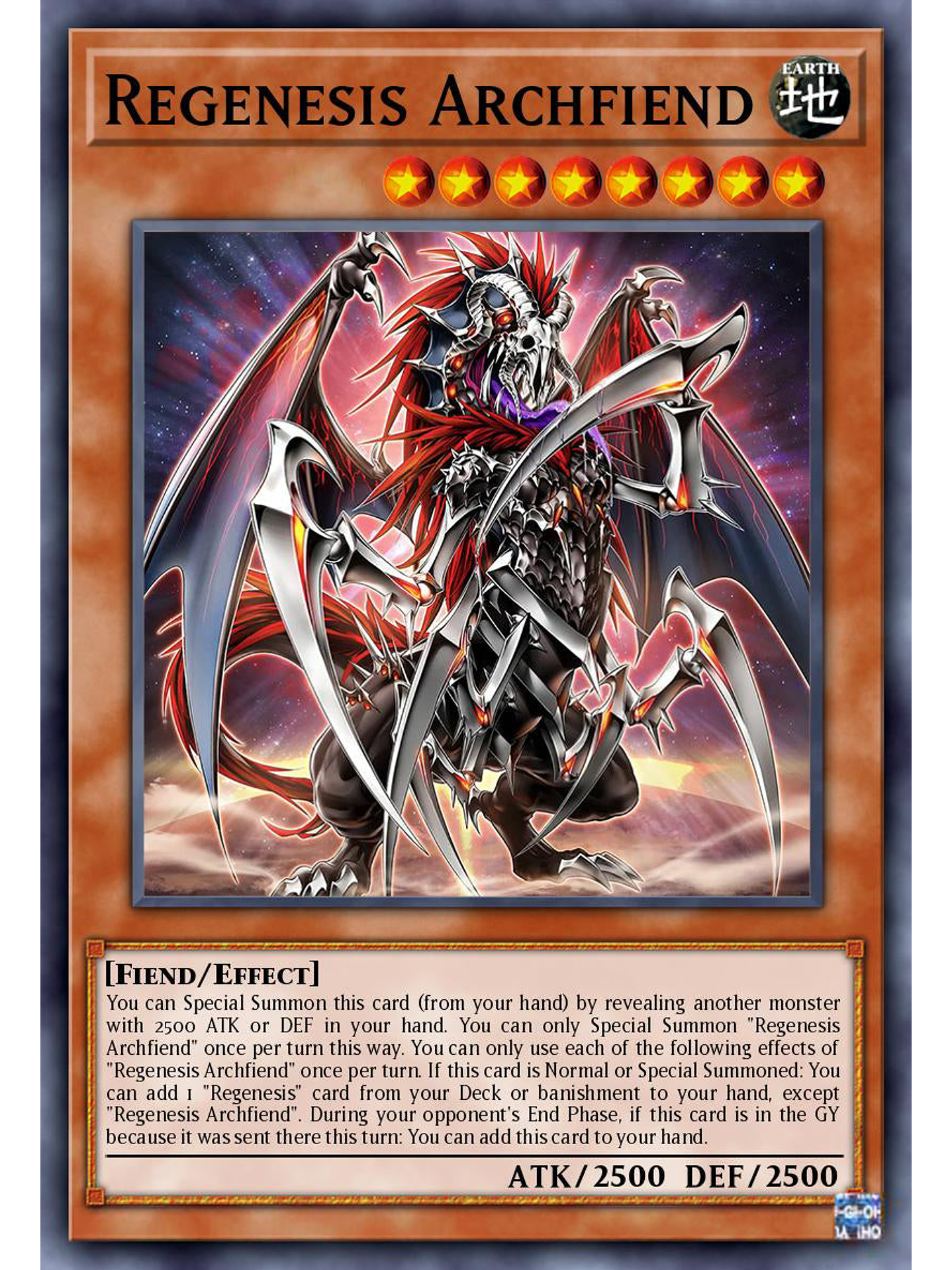 Regenesis Archfiend - ALIN-EN016 - Secret Rare 1st Edition 1