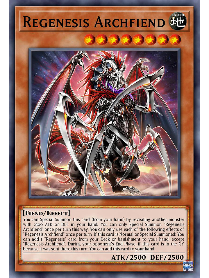 Regenesis Archfiend - ALIN-EN016 - Secret Rare 1st Edition 1
