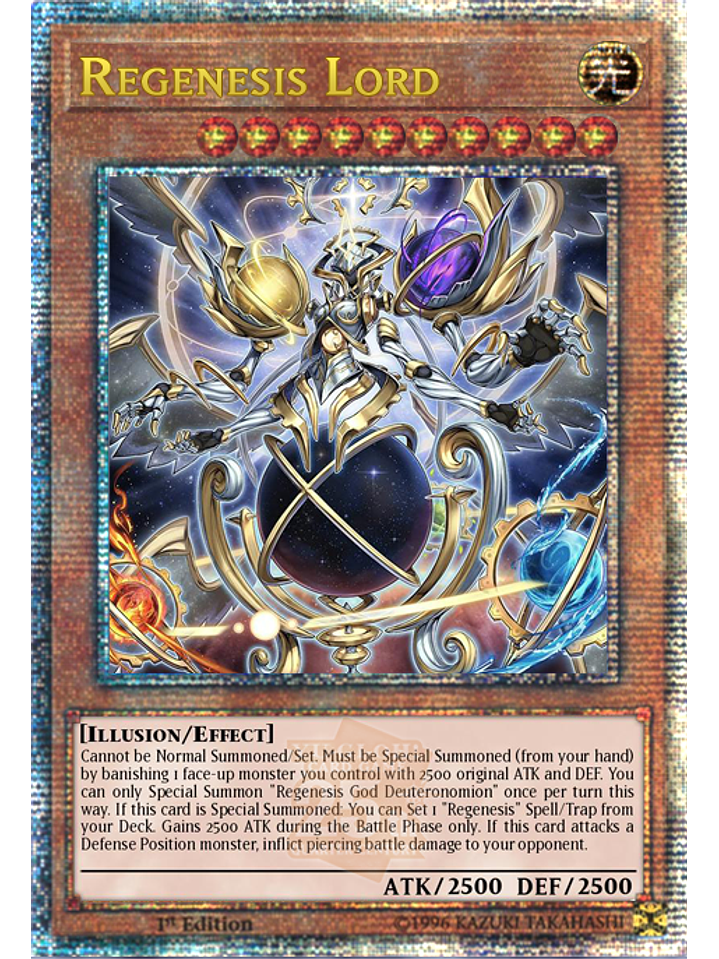 Regenesis Lord - ALIN-EN017 - Quarter Century Secret Rare 1st Edition 1