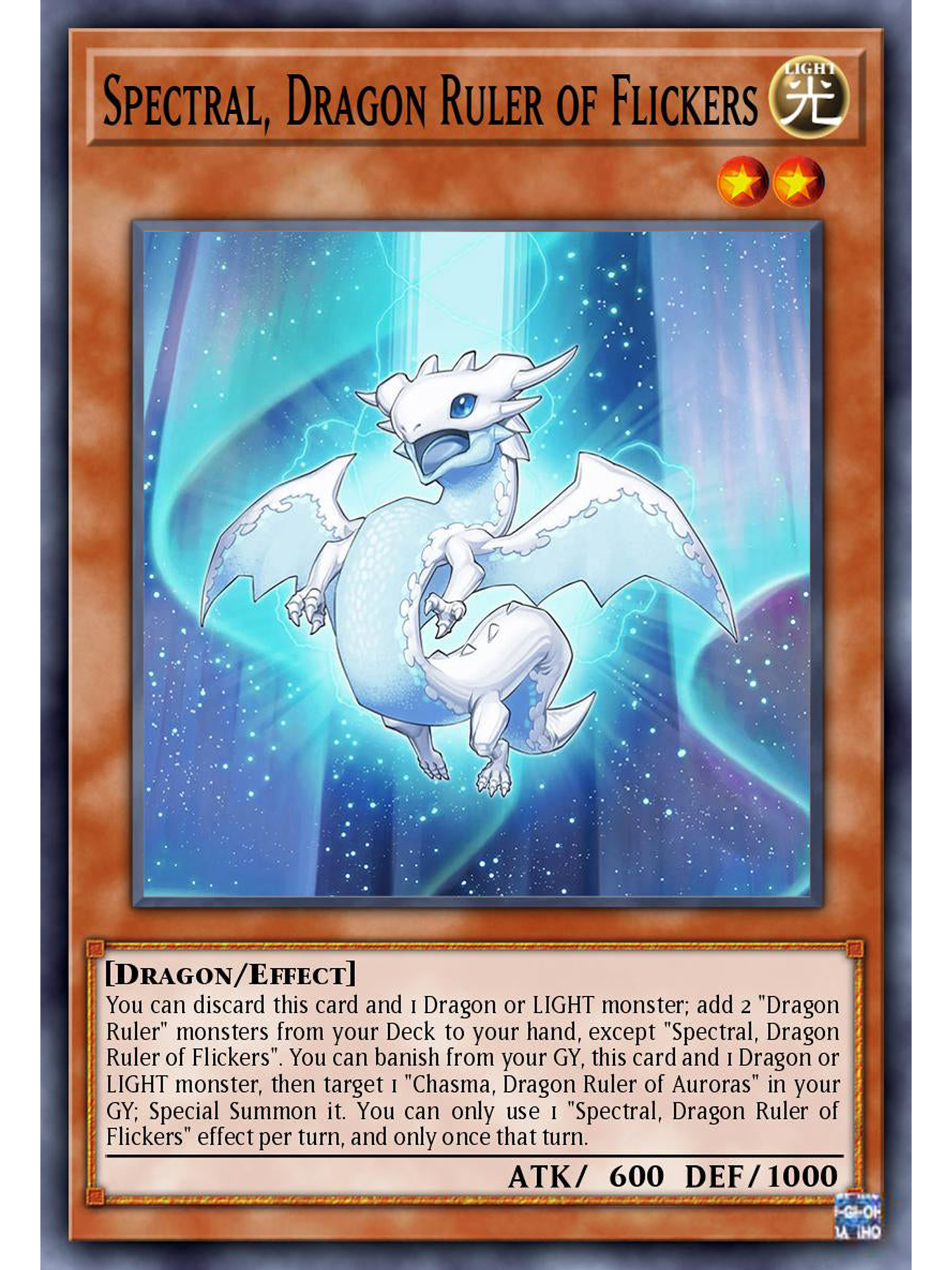 Spectral, Dragon Ruler of Flickers - ALIN-EN018 - Ultra Rare 1st Edition 1