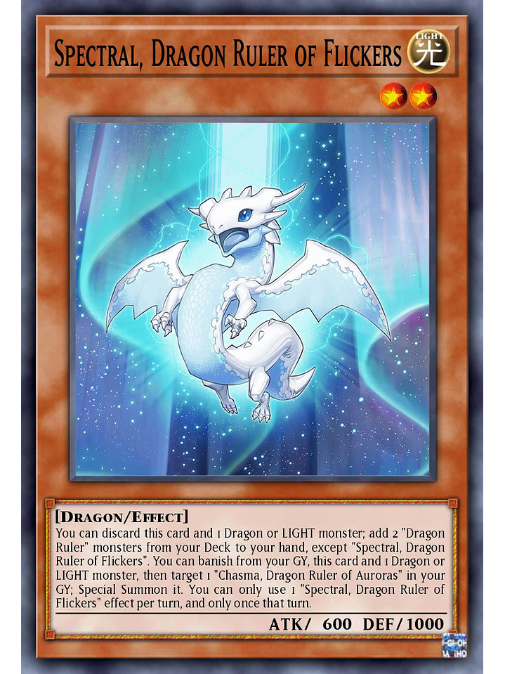 Spectral, Dragon Ruler of Flickers - ALIN-EN018 - Ultra Rare 1st Edition 1