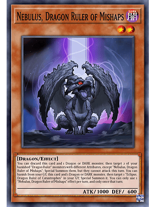 Nebulus, Dragon Ruler of Mishaps - ALIN-EN019 - Ultra Rare 1st Edition