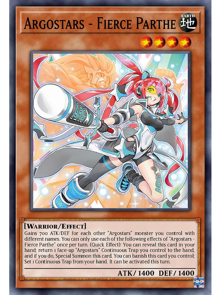 Argostars - Fierce Parthe - ALIN-EN020 - Super Rare 1st Edition 1