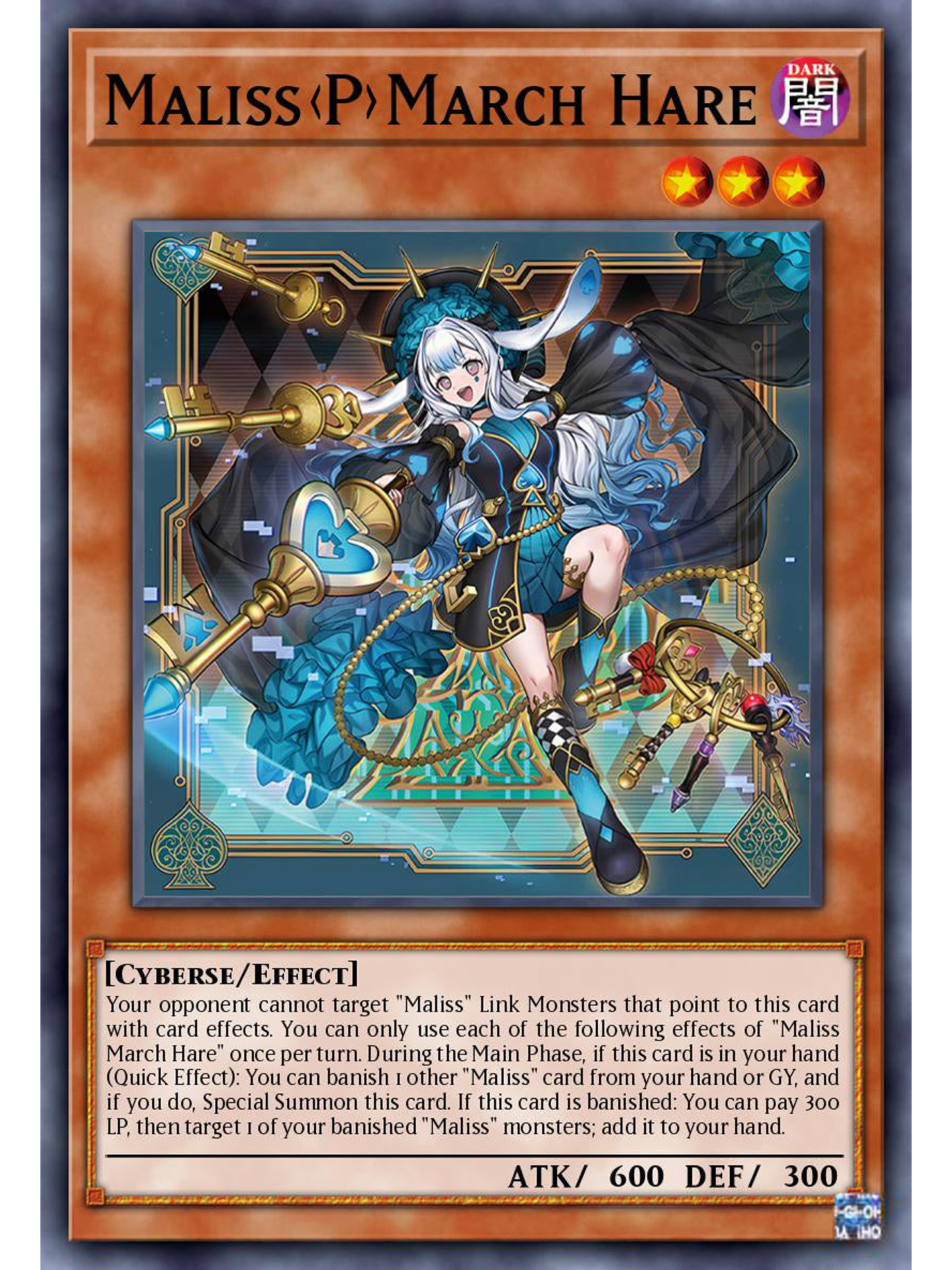 Maliss <P> March Hare - ALIN-EN023 - Secret Rare 1st Edition 1